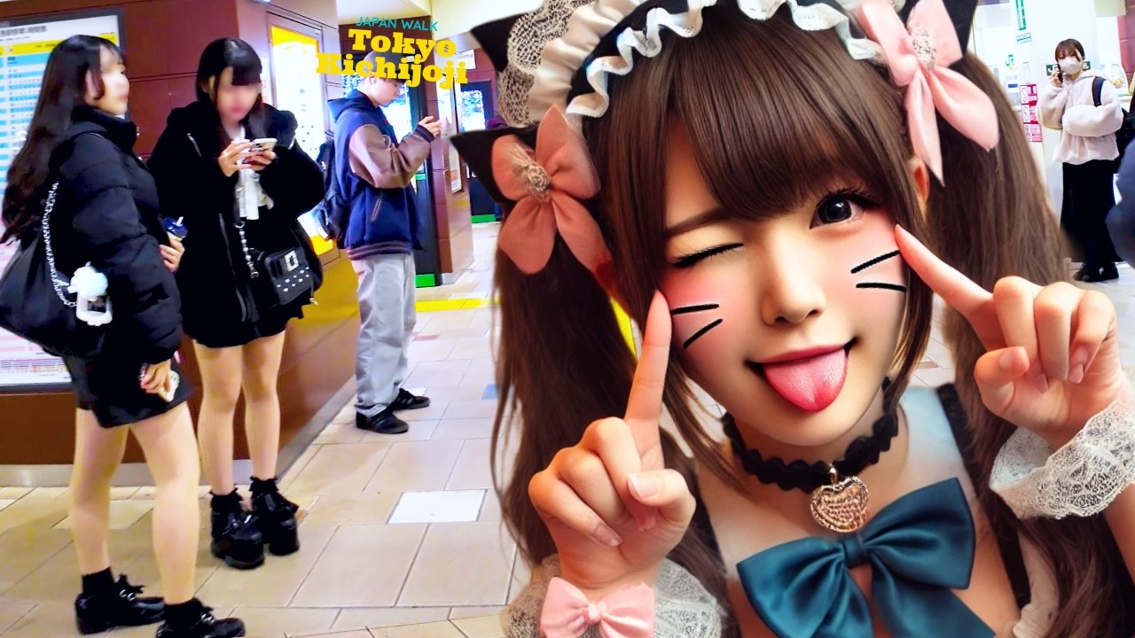 Tokyo Kichijoji 🐶 Meeting 💖 4K Non-stop 1 hour