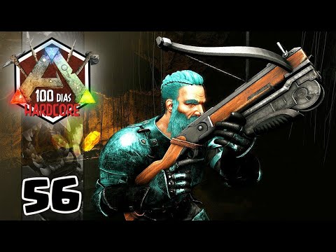 ESCALADA MORTAL PARA SAIRMOS DO TEMPLO ANTIGO  -  ARK HARDCORE: ARK:SURVIVAL EVOLVED - #56