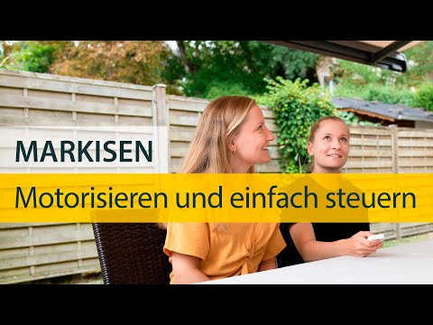 Moderne Markisen-Motorisierung: Markisen per Funk steuern