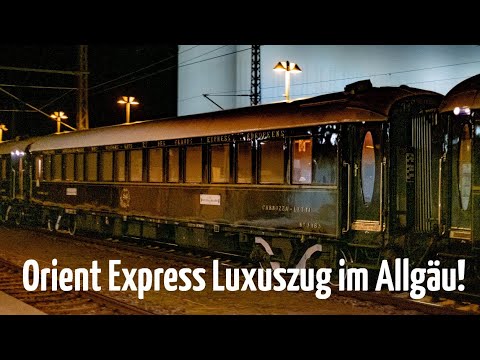 Orient Express Luxuszug mit ÖBB 1116 279 fährt dank Umleitung durchs Allgäu!