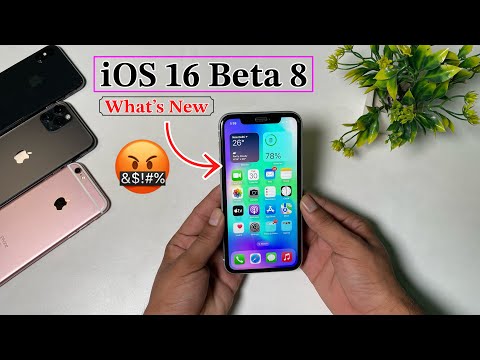 iOS 16 BETA 8 Released 🤬
