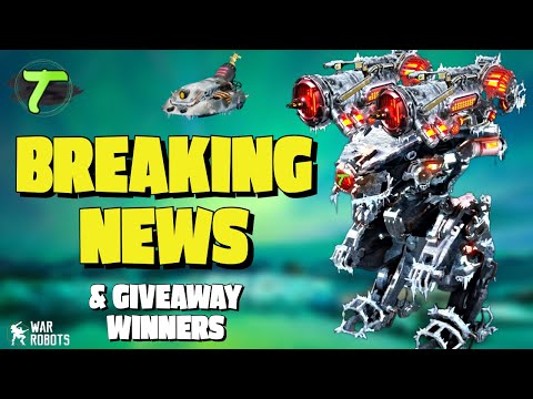 BREAKING NEWS Update  7.7  Christmas Event and Giveaway winners [WR] War Robots