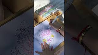 The perfect summer activity!! #coloringbook #colorwithme #cutecoloringbook #ohuhu #coloring