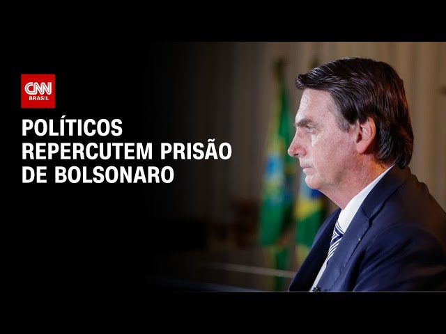 Governo e oposição se manifestam sobre prisão domiciliar de Bolsonaro | CNN NOVO DIA