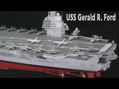 USS Gerald R. Ford / 🇺🇸 Navy Aircraft Carrier // 1:700 ship model