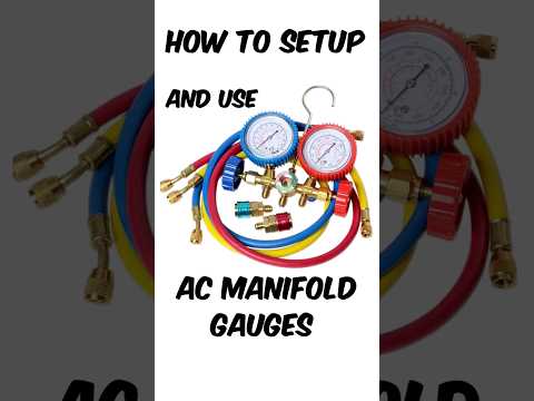 How to Setup and Use AC Manifold Gauges ❄️ Car AirCon Gauges 🚗