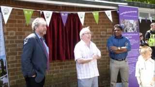 preview picture of video 'Claregate Playing Fields - Queen Elizabeth II Field plaque unveiling'