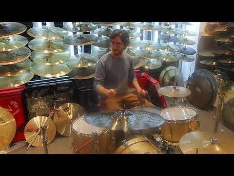 Quick Demo of Meinl Classics Custom Dark 22" Crash/Ride
