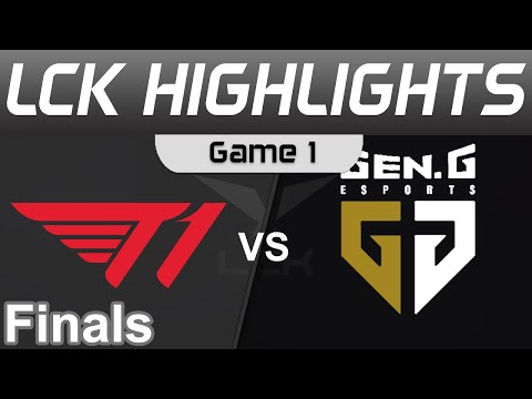 T1 vs GEN Highlights Game 1 Finals LCK Spring Playoffs 2022 T1 vs Gen G by Onivia