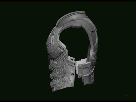 Red hood armor chest