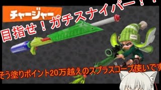 【スプラトゥーンプレイ動画】目指せ最強スナイパーPart1