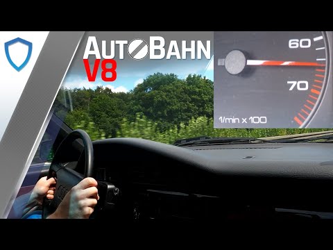 AutoBahn - Audi V8 3.6 (1991) - Soundcheck | 100-200 km/h