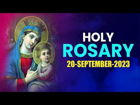 Holy Rosary 🙏🏻Wednesday🙏🏻September 20, 2023🙏🏻 Glorious Mysteries of the Holy Rosary 🙏🏻English Rosary