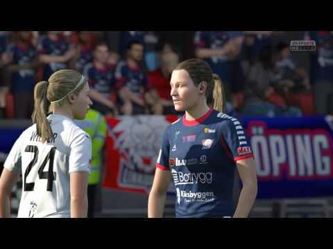 Fifa 16 Damallsvenskan: Linköpings FC vs. FC Rosengård