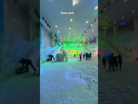 A beautiful snow park just 25 km from chandigarh ⛰️ #chandigarh #snow #snowfall #snowpark #adventure