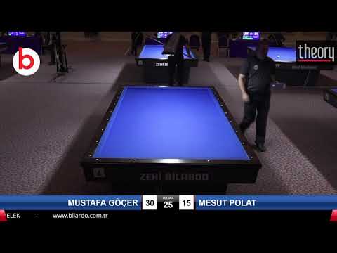 MUSTAFA GÖÇER & MESUT POLAT Bilardo Maçı - 2020 TK 1.ETAP ANTALYA-3.TUR