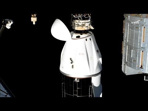 Video Thumbnail: Capsule carrying stranded astronauts departs from ISS | AFP