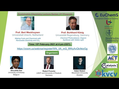 2021-02-15 Sustainable Chemistry Lectures