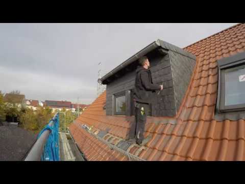 Dachdecker - Gaubenfront verschiefern
