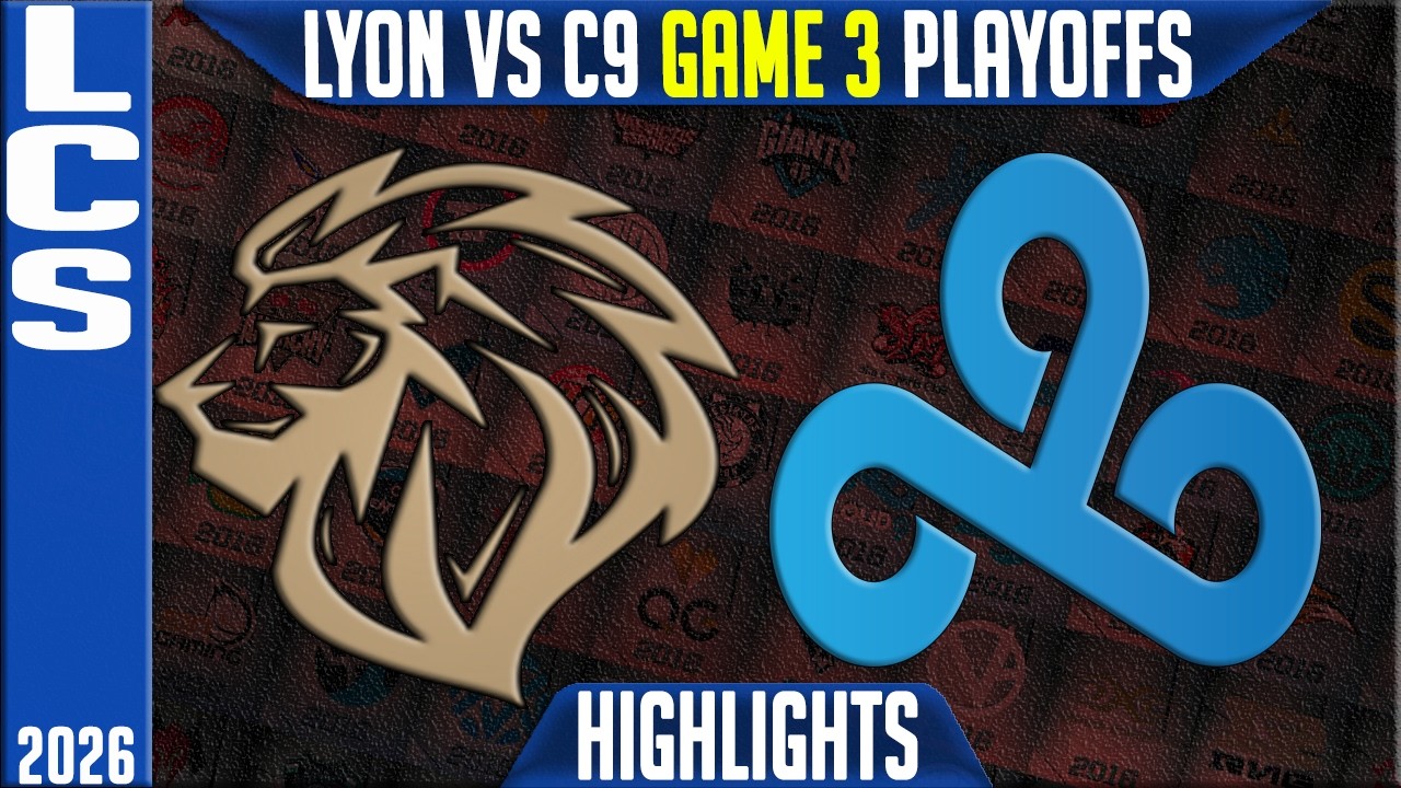 LYON vs C9 Highlights Game 3 | LCS Summer 2026 Playoffs | LYON vs Cloud9 G3