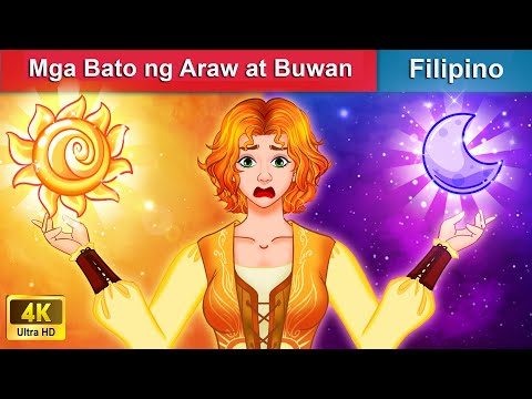 Mga Bato ng Araw at Buwan 🌞🌙 Sun and Moon Gems in Filipino  WOA - Filipino Fairy Tales