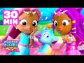 Super Bubble Guppies Mermaids STICKY Rescues W Molly Zooli Deema 30 Mins Shimmer And Shine