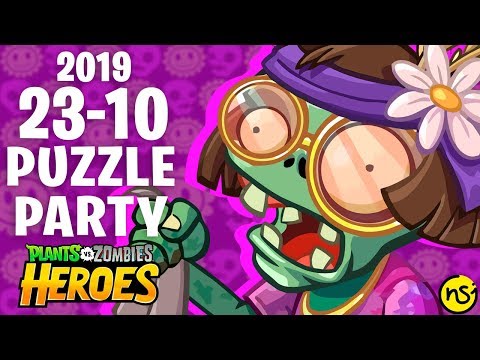 Fiesta de Puzzles (23/10/19) | PvZ Heroes | Reto Diario
