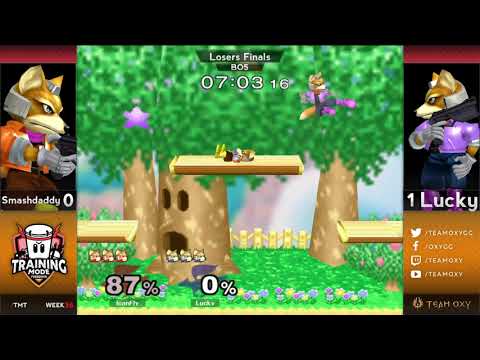 Training Mode Tournaments WC #36 Smashdaddy (Red Fox) vs. Lucky (Blue Fox) - Losers Finals SSBM