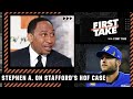 Stephen A. takes issue with Matthew Stafford's case to make the Hall of Fame | First Take