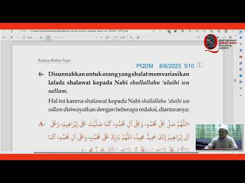Syarah 1000 Sunnah Dalam Seharian Siri Ke-10