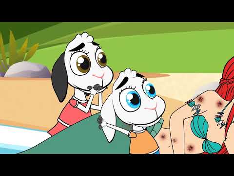 Os 7 Cabritinhos, O Lobo Mau e a Sereia Ferida | Conto | Desenho Animado com @OsAmiguinhosTV