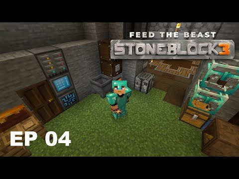 Stoneblock 3 - Episode 04 - Refined Storage!