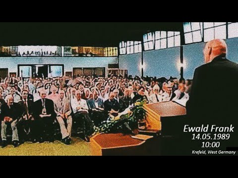 Ewald Frank: 14/05/1989 - 10:00 -- English