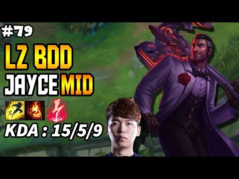 LZZ BDD JAYCE vs LEBLANC MID - Ranked Challenger Korea