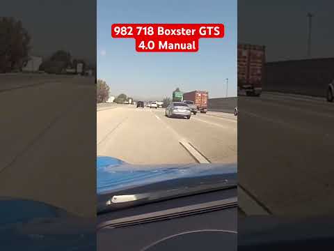 Thumbnail for Driving the Porsche 982 718 Boxster GTS 4.0 6-Speed Manual on Freeway #1 by Porsche 982