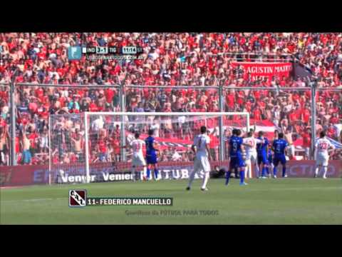 Gol de Mancuello.Independiente 3 Tigre 1.Fecha 13.Torneo Primera División 2014.FPT