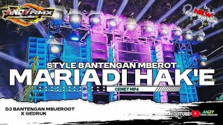 Download lagu DJ WEDUS KENTIR X MARIADI HAK'E HAK'E | Bantengan Mbuueerott mp3