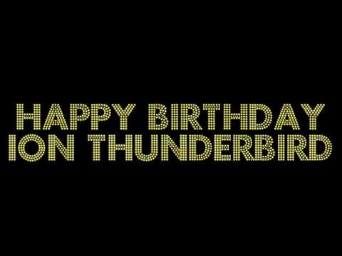 Happy Birthday Ion