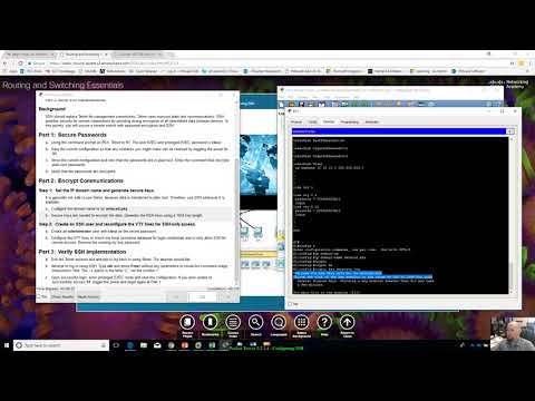Packet Tracer 5.2.1.4 - Configuring SSH
