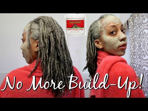 DIY CLAY HAIR MASK FOR BUILDUP ON LOCS | My Entire Experience