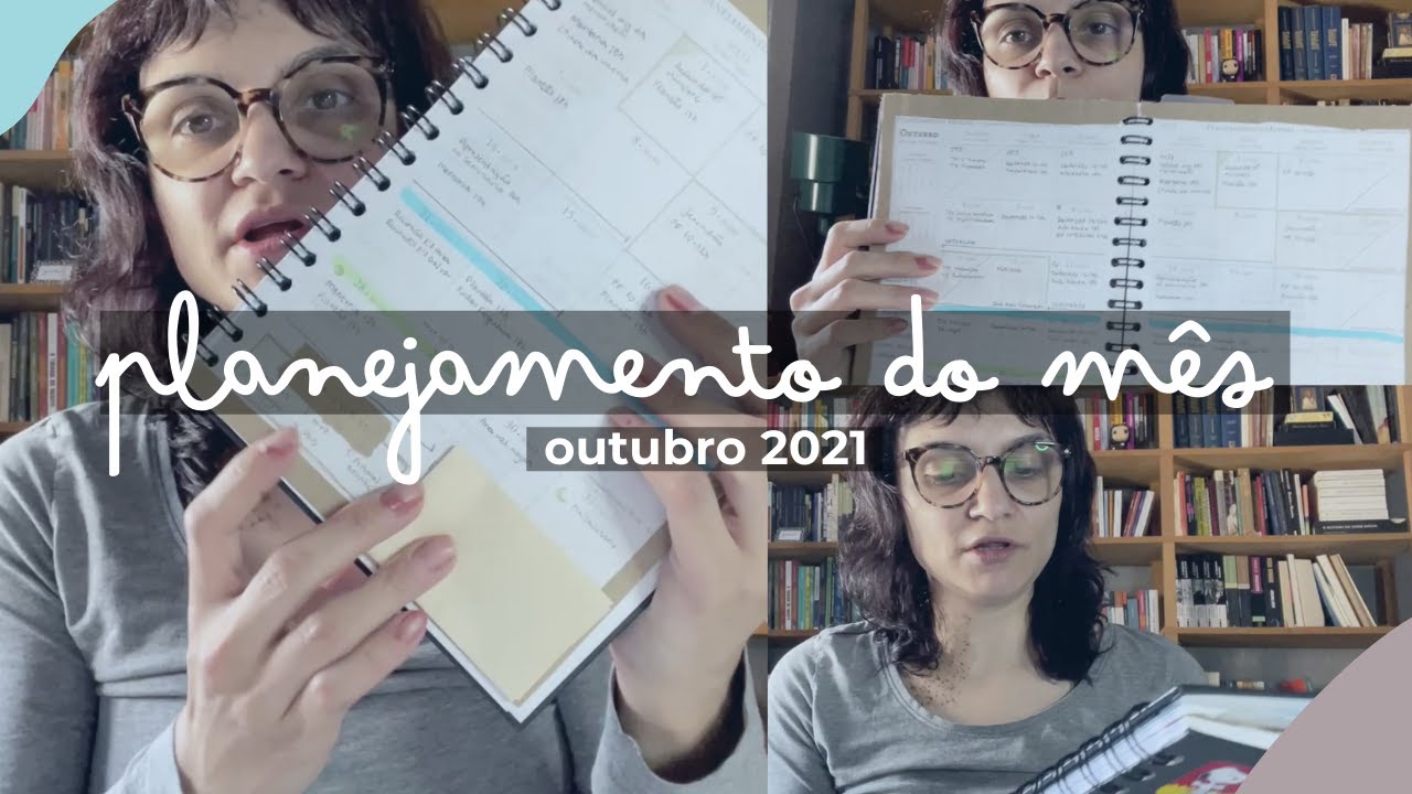 Planejamento do Mês (no papel) | Outubro 2021 🌸