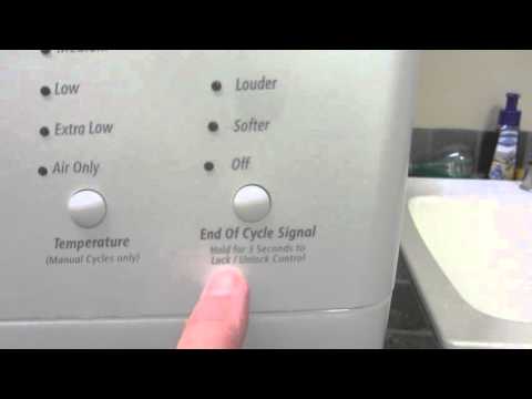 Locked Controls Whirlpool Duet Dryer