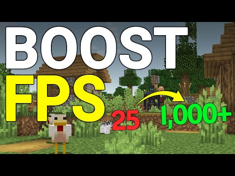 How To Make Minecraft Run Faster (1.19.4 FPS Boost!)
