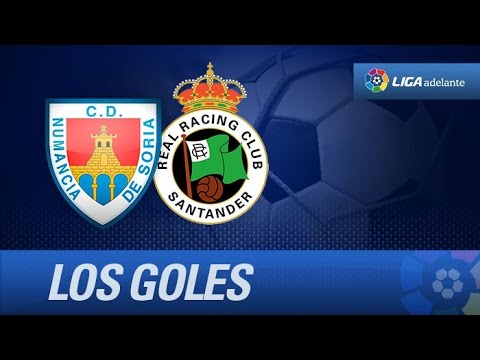 Todos los goles de CD Numancia (0-2) Racing de Santander