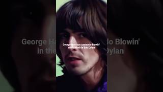 George Harrison cantando Blowin' in the Wind de Bob Dylan #georgeharrison #bobdylan #rock #music