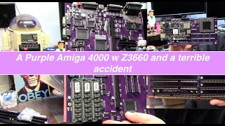 A Purple Amiga 4000 w Z3660 and a terrible accident