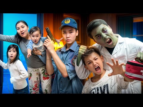 ЗОМБИ🧟‍♂️ДОКТОРДЫ👮‍♀️ПОЛИЦИЯҒА ҰСТАТЫП ЖІБЕРДІК🚨@aruna_n_m @Orazzaliev 