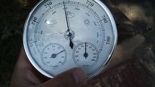 Analog Weather Station Review (thermometer, hygrometer, barometer) - Skywind007