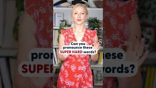 - Can you pronounce these SUPER HARD words? #learnenglish #britishenglish #pronunciation