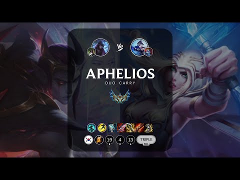 Aphelios ADC vs Ashe - KR Challenger Patch 12.21